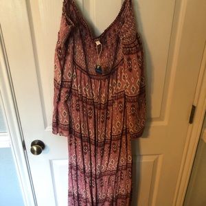 Pinkblush off the shoulder maternity dress